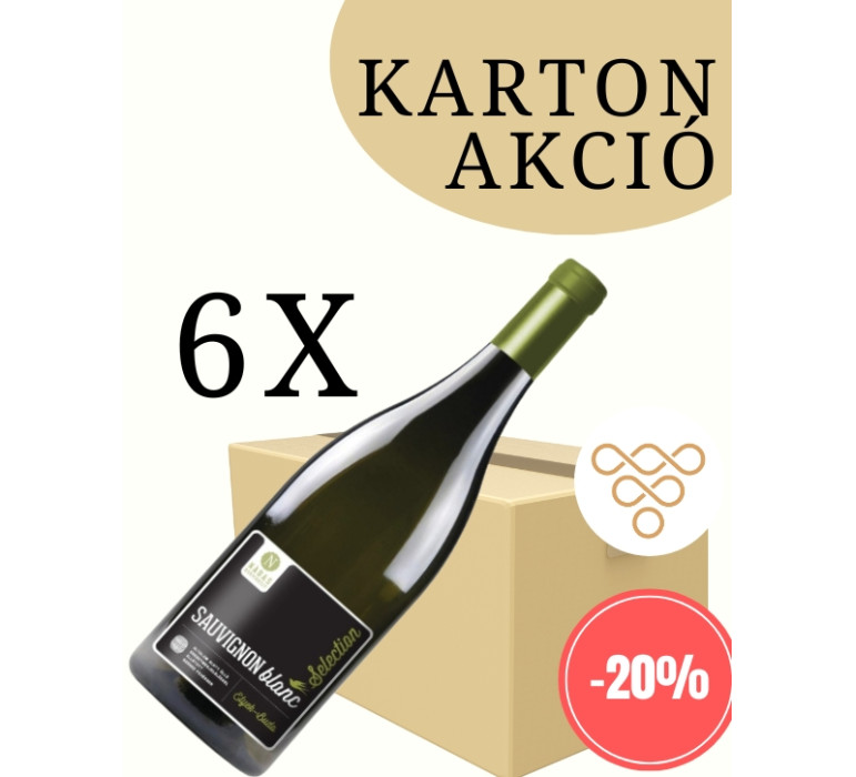 Nádas Borműhely – Sauvignon Blanc Selection 2023 karton akció