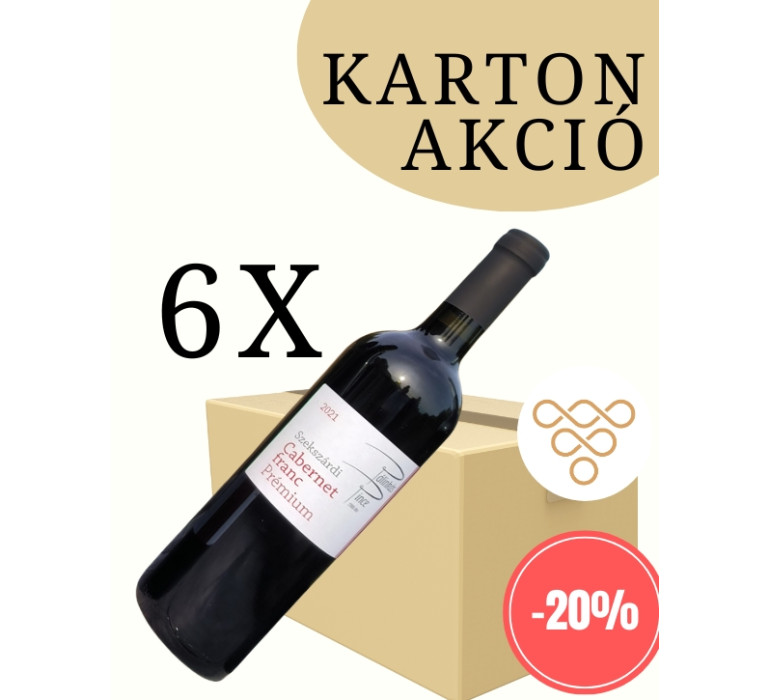 Pálinkás – Cabernet franc prémium 2022 karton akció