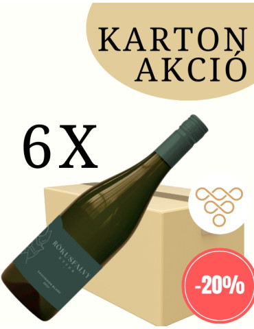 Rókusfalvy – Sauvignon Blanc 2023 karton akció